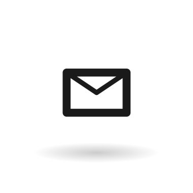 renkli kapalı zarf satırı simgesi