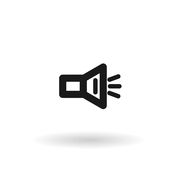 Black speaker icon — стоковый вектор