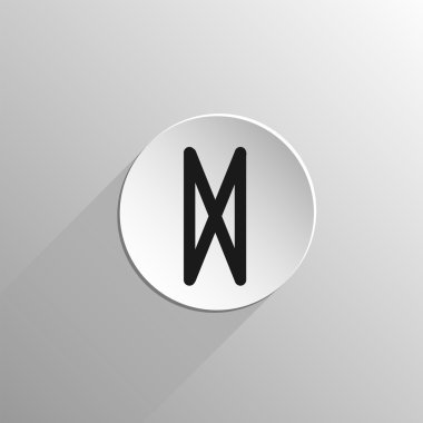 siyah simge rune Dagaz