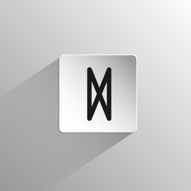 siyah simge rune Dagaz