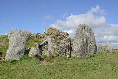 Batı Kennet uzun Barrow, Avebury, Wiltshire, İngiltere