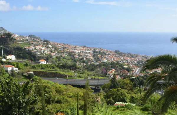 Zobrazit 0ver Funchal, Madeira, Portugalsko — Stock fotografie