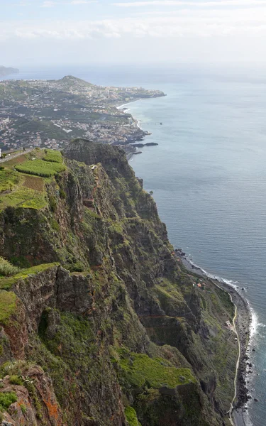 Uitzicht vanaf Cabo Girao in Madeira, Portugal — Stockfoto