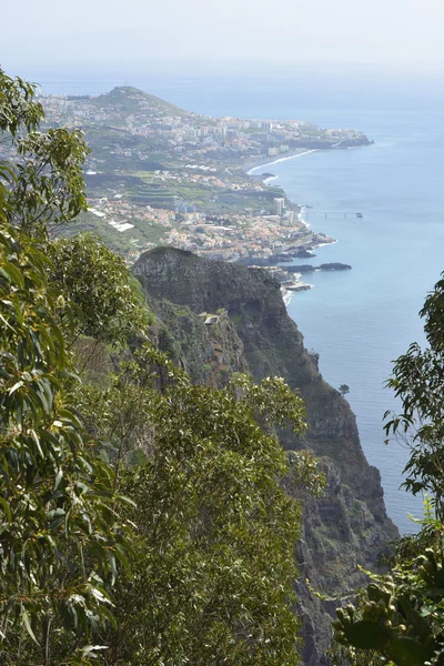 Uitzicht vanaf Cabo Girao in Madeira, Portugal — Stockfoto