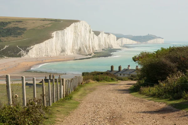 Yedi Kızkardeşler kayalıklardan East Sussex, İngiltere