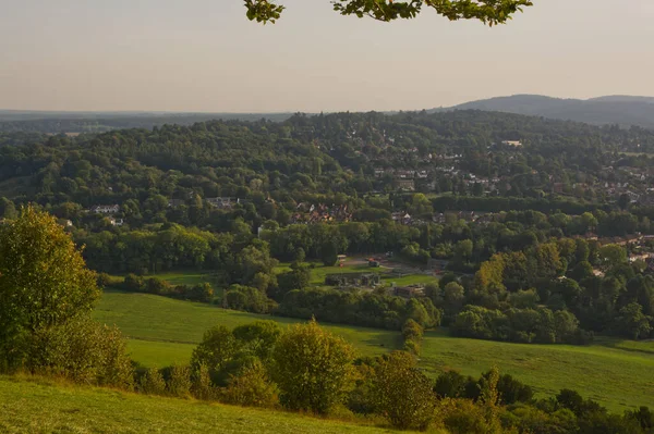 View Countryside Box Hill North Downs Dorking Surrey England — Stock Photo, Image