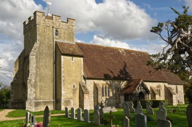 Birdham 'daki Aziz James Kilisesi, Chichester Limanı, Batı Sussex, İngiltere