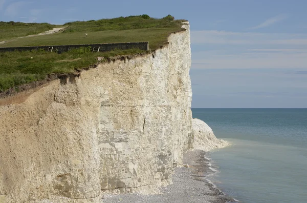 Tebeşir kayalıklarla sussex. İngiltere — Stok fotoğraf