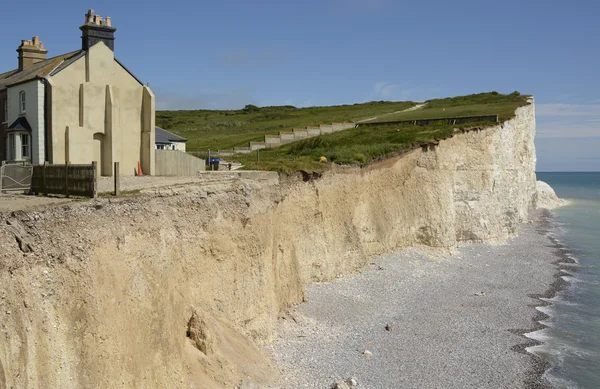 Scogliere di gesso nel Sussex. Inghilterra — Foto Stock