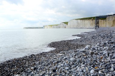 tebeşir kayalıklarla sussex. İngiltere