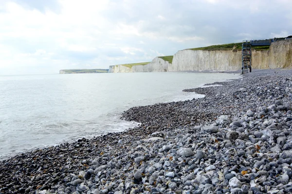 Chalk Cliffs dans le Sussex. Angleterre — Photo