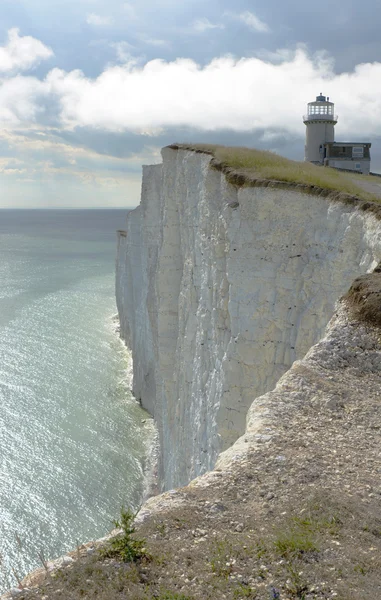 Leuchtturm auf dem Kopf. England — Stockfoto