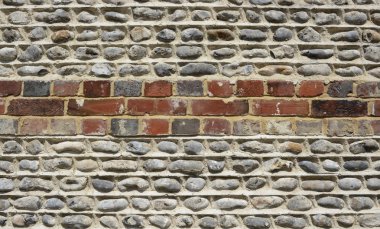 Brick and flintstone wall clipart