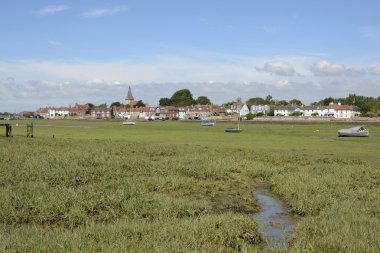 Bosham düşük gelgit. Sussex. İngiltere