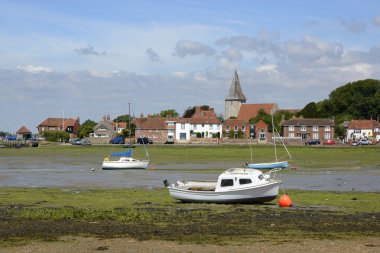 Bosham düşük gelgit. Sussex. İngiltere