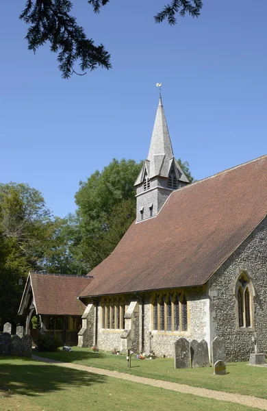 St. Peters Church at Wherwell. Hampshire. England — Stock Photo, Image