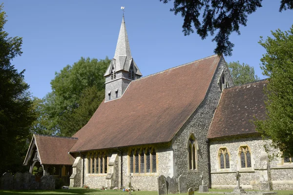 St. Peters Church at Wherwell. Hampshire. England — Stock Photo, Image