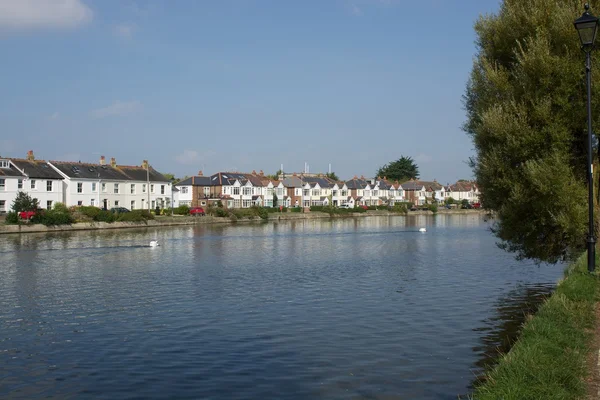 Будинки в місті Emsworth, Англія — стокове фото