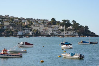 Nehirde Fowey, Cornwall, İngiltere