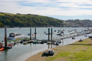 Nehirde Fowey, Cornwall, İngiltere