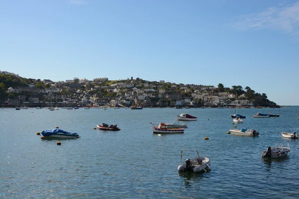 Річка в Fowey, Корнуолл, Англія — стокове фото