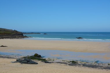 Porthmeor Beach, St.Ives, Cornwall, İngiltere