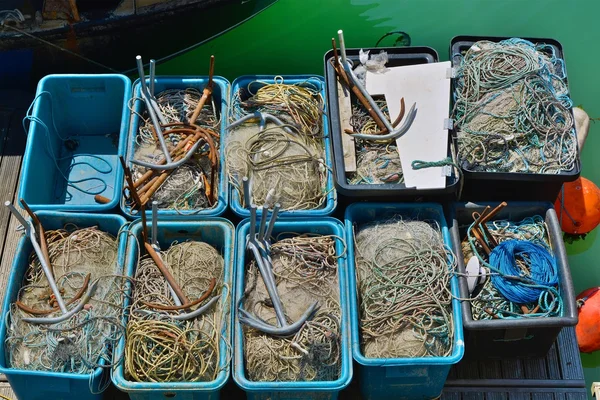 Rybářské vybavení, Brighton, Anglie — Stock fotografie