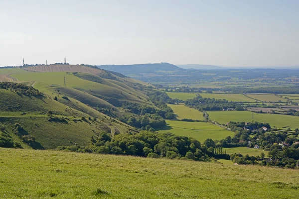 South Downs i Sussex. England — Stockfoto