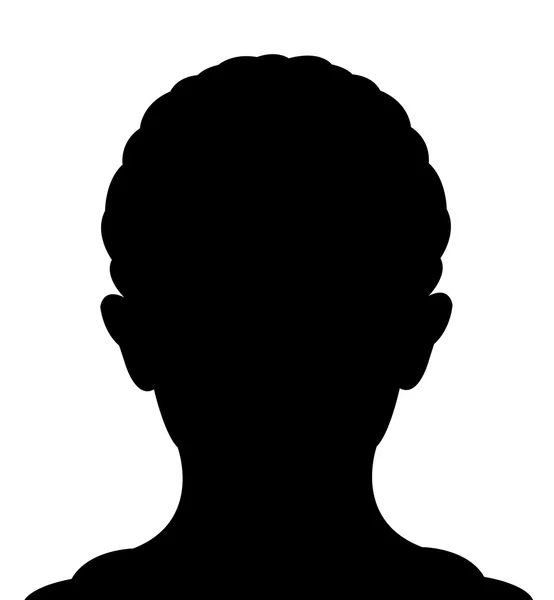 Een kind silhouet vector — Stockvector