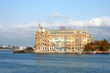 Haydarpaşa tren terminal Istanbul, Türkiye, 2007 yılında çekilen fotoğraf Asya bölümünde.