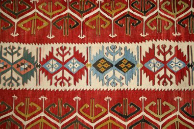 Türk halı desen bir arka plan olarak