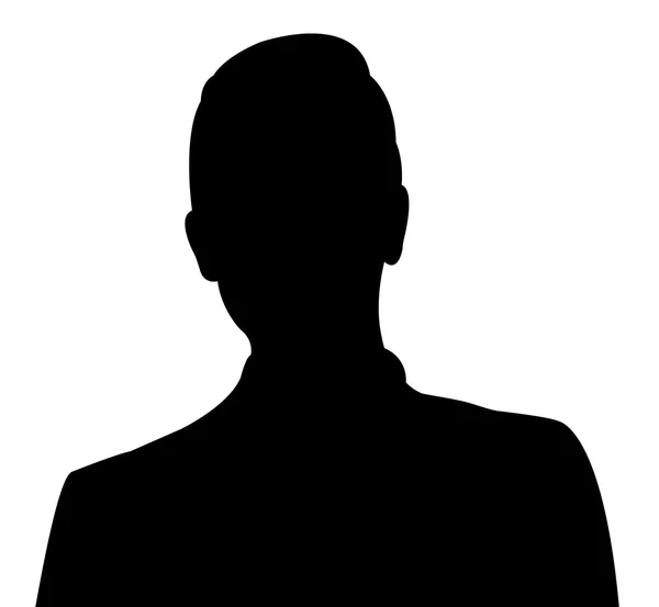 Een man silhouet vector — Stockvector