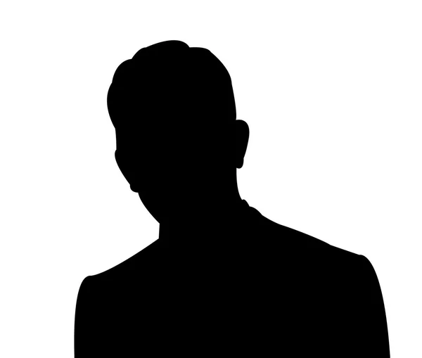 A man silhouette vector — Stock Vector
