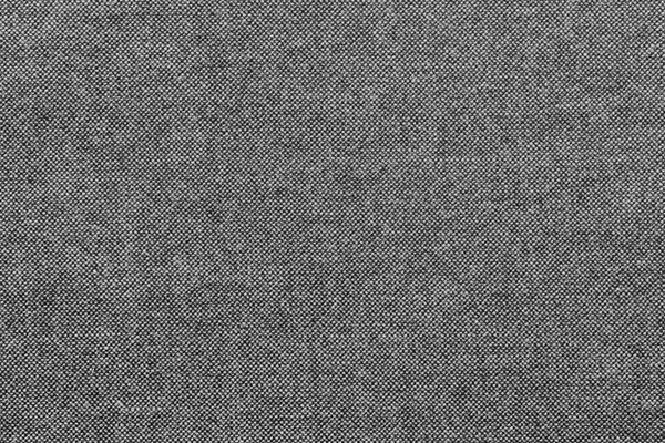 Tecido de textura granulada ou material têxtil de cor cinza — Fotografia de Stock