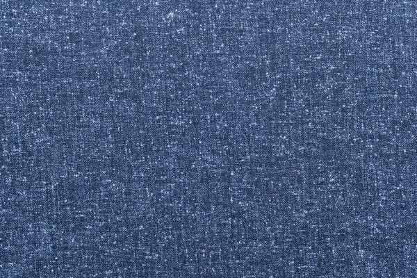 Abstraktní skvrnitý textury hrubé tkaniny tmavě modré barvy — Stock fotografie
