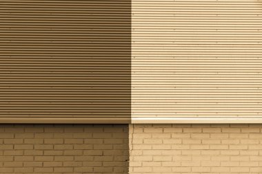 yivli demir ve bir tuğla dokulu arka plan