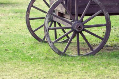 parça ahşap retro gharry portre