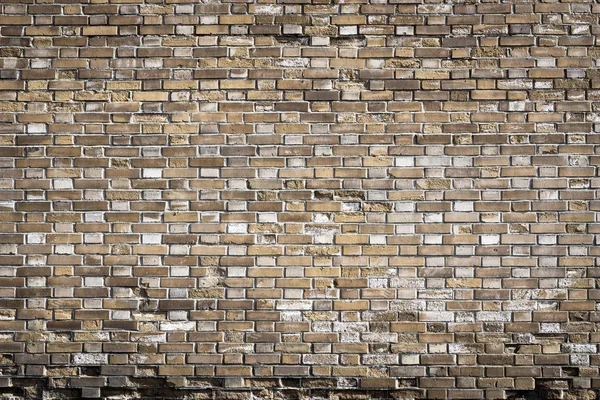 Superficie áspera de una vieja pared de ladrillo —  Fotos de Stock