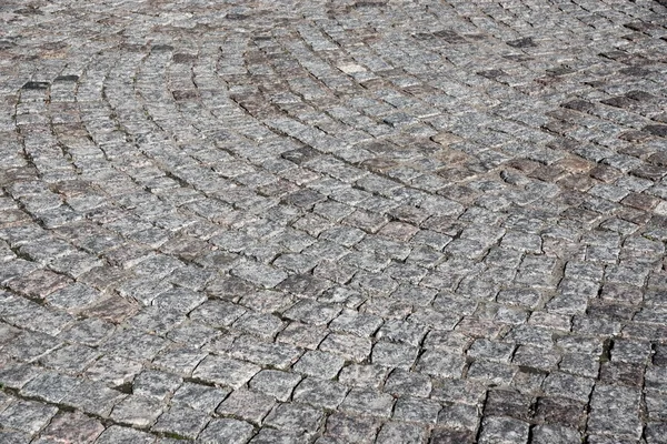 Texture of a stone pavement gray color — Stock Photo, Image