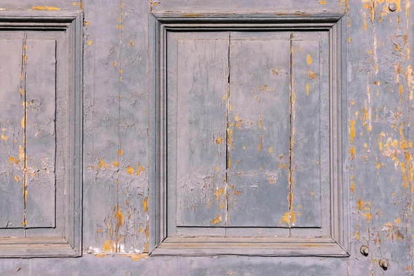 Vecchio bordo di legno strutturato di porte o cancello — Foto Stock