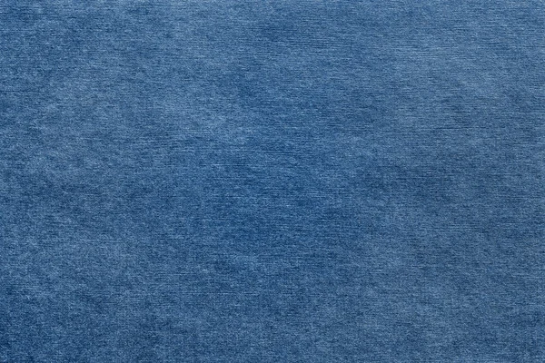 Texture rugueuse de papier ou de tissu bleu — Photo