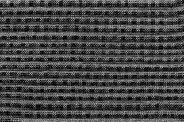 Tissu de surface cannelé ou matériau textile de couleur noire monochrome — Photo