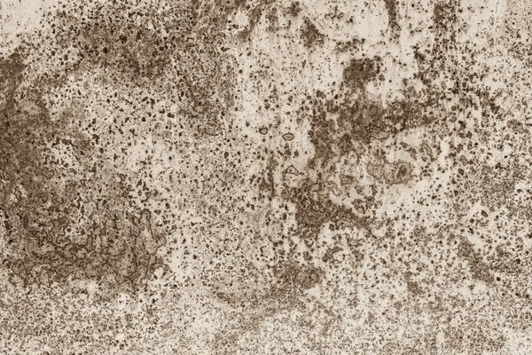 Textura enferrujada de cor sépia com um padrão abstrato natural — Fotografia de Stock