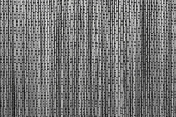 Gegolfd of gecanneleerde textuur van zwart-wit kleur — Stockfoto