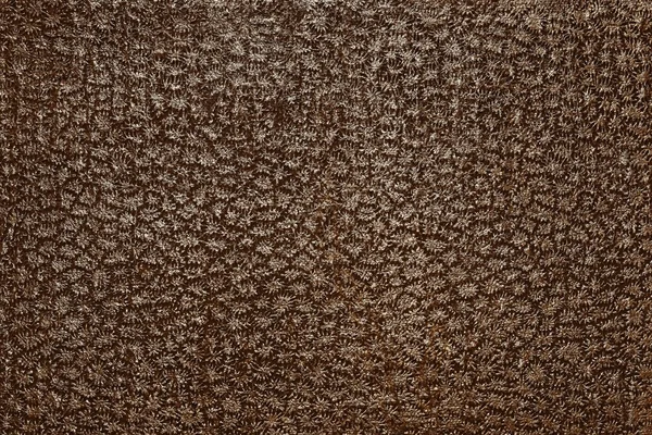 Leather of dark color with a silvery stamping — Stock Photo, Image