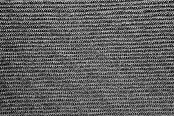 Texture of rough fabric or canvas black color — Stock Photo, Image