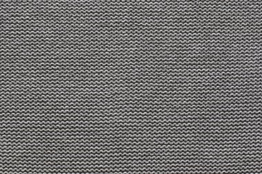 siyah gri renk kumaş örme doku