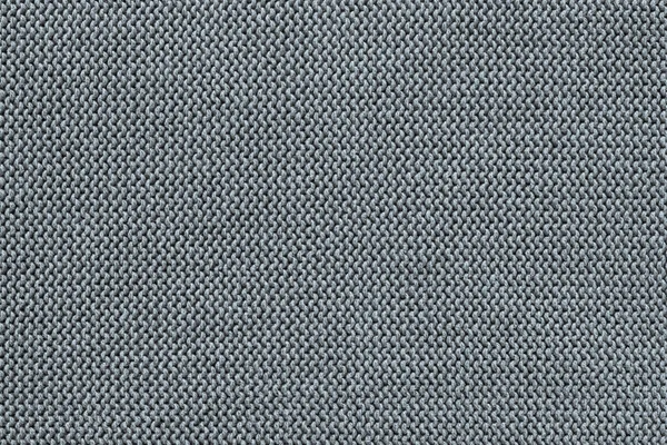 Textuur gebreide stof van zilverachtige grijze kleur — Stockfoto