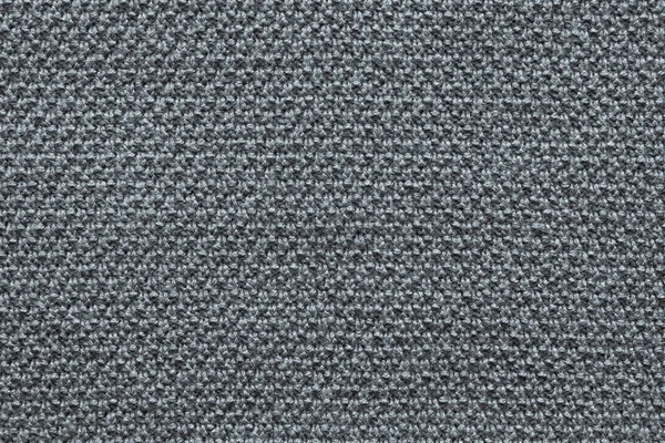 Textur Strickstoff von grauer Farbe — Stockfoto