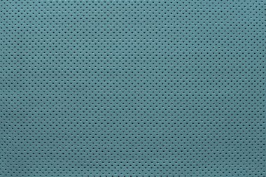 Dış tarafı ile turkuaz renkli doku deri